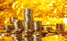 One type of commodity money is gold coins.